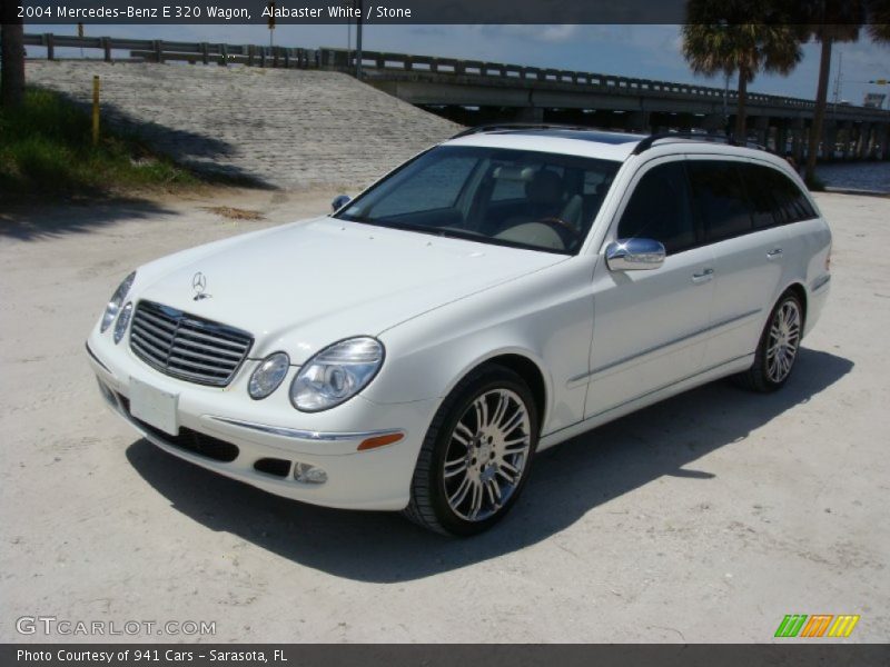 Alabaster White / Stone 2004 Mercedes-Benz E 320 Wagon