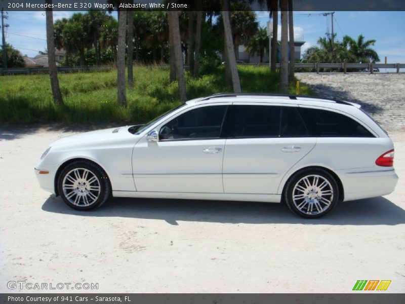 Alabaster White / Stone 2004 Mercedes-Benz E 320 Wagon