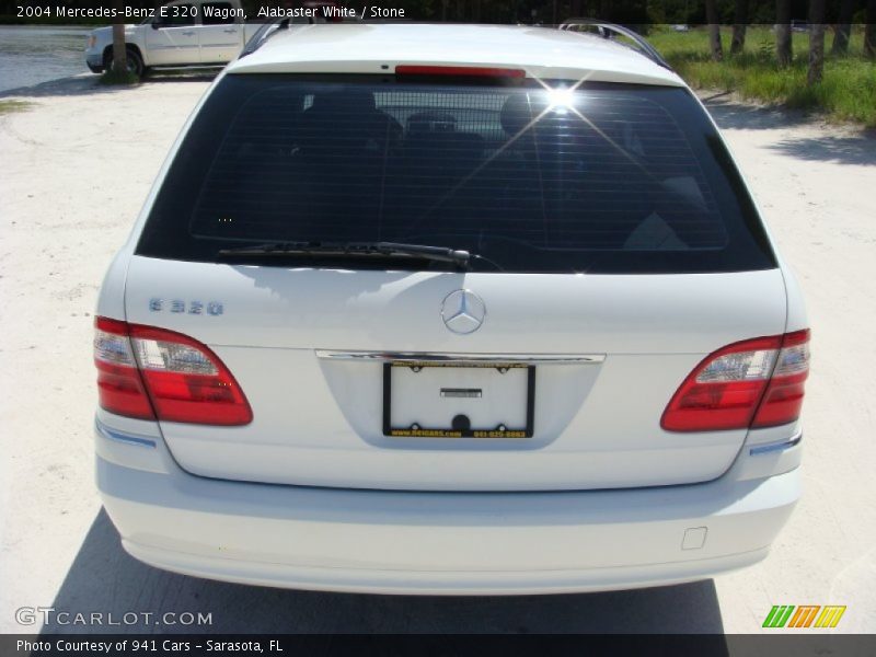 Alabaster White / Stone 2004 Mercedes-Benz E 320 Wagon