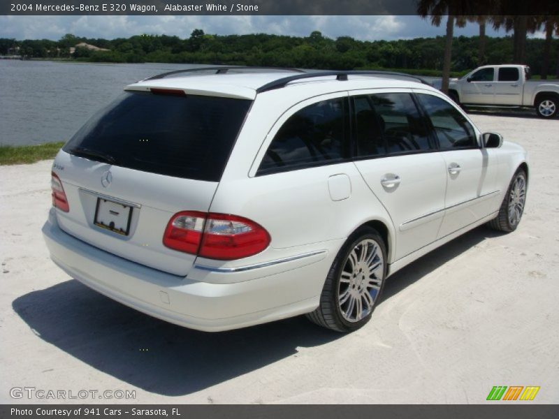Alabaster White / Stone 2004 Mercedes-Benz E 320 Wagon