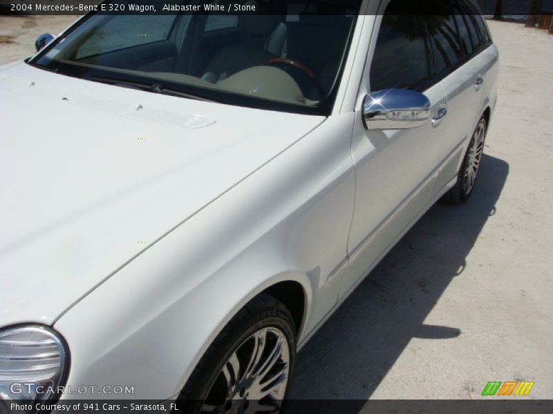 Alabaster White / Stone 2004 Mercedes-Benz E 320 Wagon