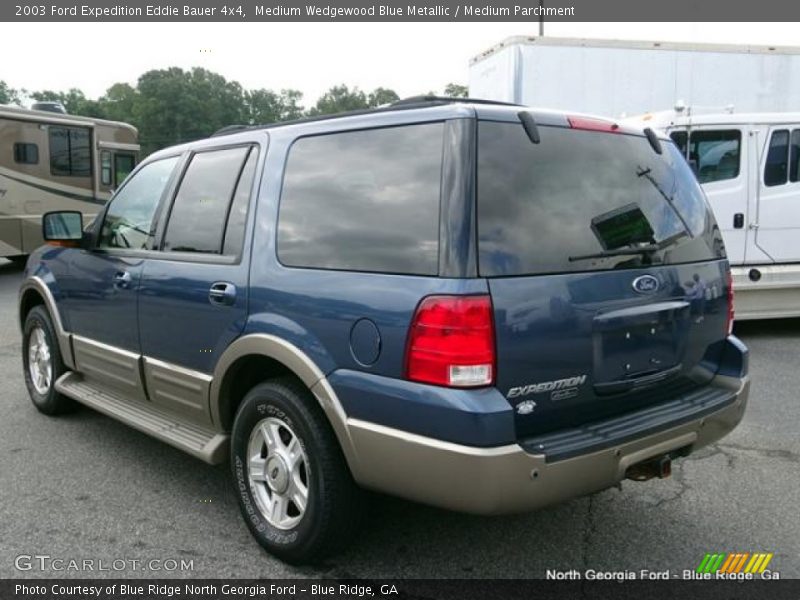 Medium Wedgewood Blue Metallic / Medium Parchment 2003 Ford Expedition Eddie Bauer 4x4
