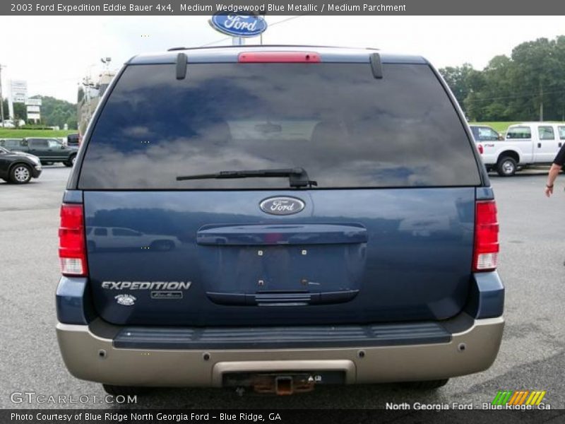 Medium Wedgewood Blue Metallic / Medium Parchment 2003 Ford Expedition Eddie Bauer 4x4