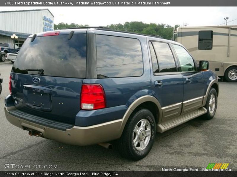 Medium Wedgewood Blue Metallic / Medium Parchment 2003 Ford Expedition Eddie Bauer 4x4
