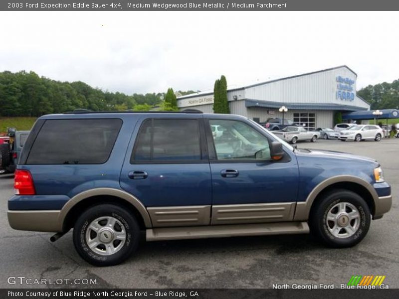 Medium Wedgewood Blue Metallic / Medium Parchment 2003 Ford Expedition Eddie Bauer 4x4