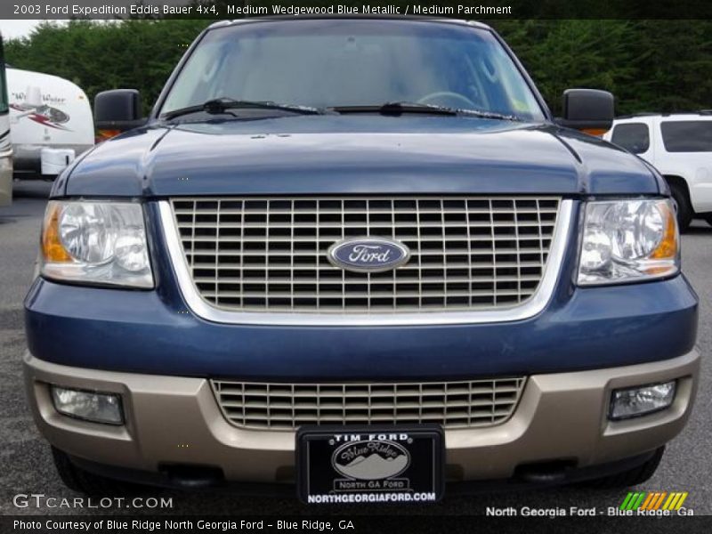 Medium Wedgewood Blue Metallic / Medium Parchment 2003 Ford Expedition Eddie Bauer 4x4
