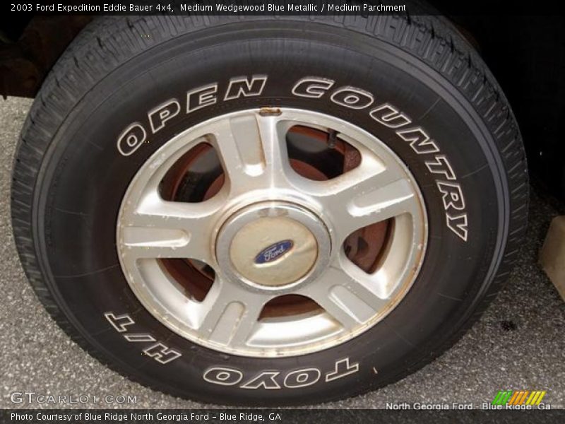 Medium Wedgewood Blue Metallic / Medium Parchment 2003 Ford Expedition Eddie Bauer 4x4