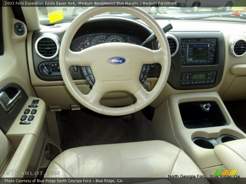 Medium Wedgewood Blue Metallic / Medium Parchment 2003 Ford Expedition Eddie Bauer 4x4