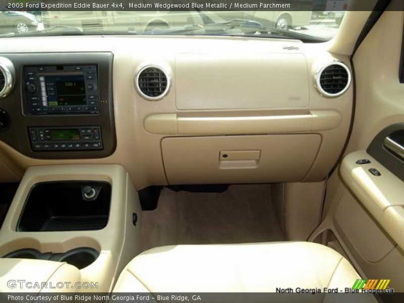 Medium Wedgewood Blue Metallic / Medium Parchment 2003 Ford Expedition Eddie Bauer 4x4