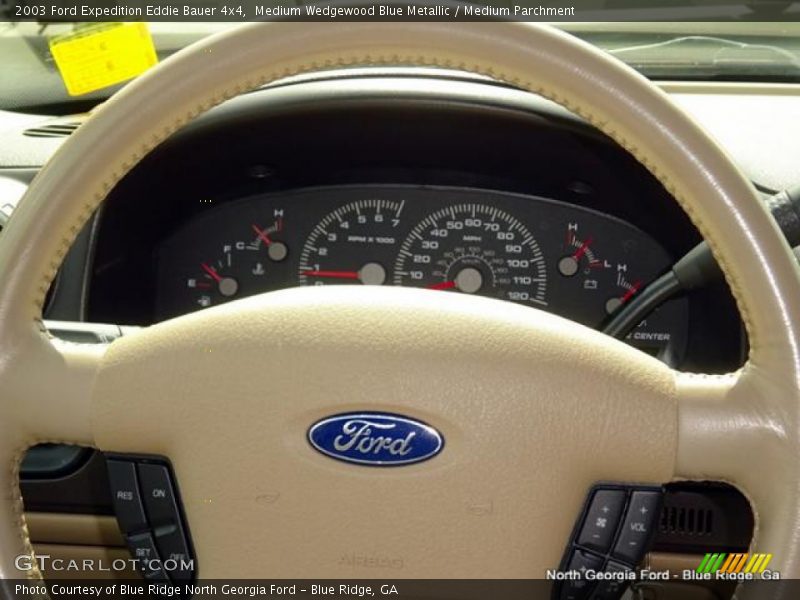 Medium Wedgewood Blue Metallic / Medium Parchment 2003 Ford Expedition Eddie Bauer 4x4