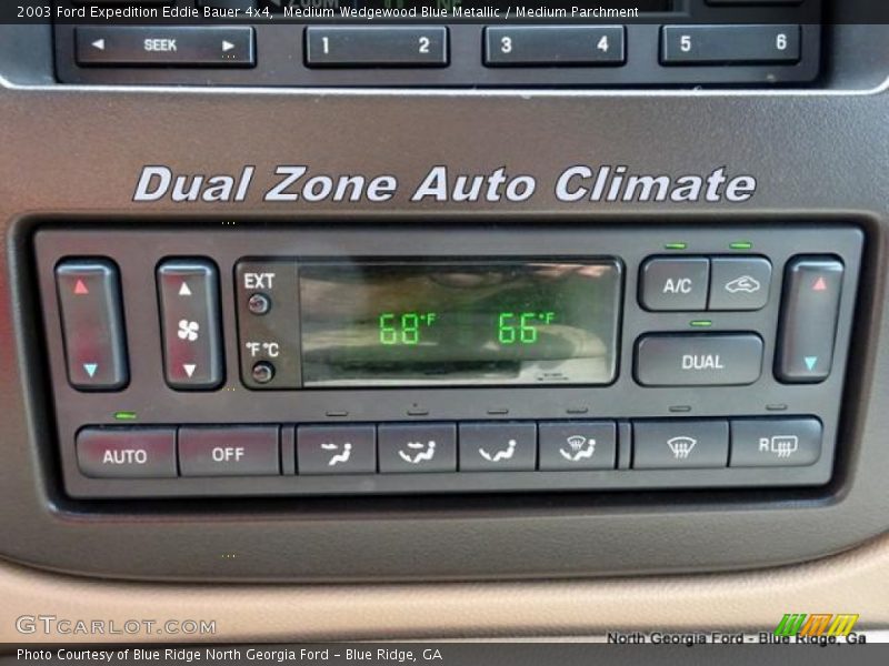 Medium Wedgewood Blue Metallic / Medium Parchment 2003 Ford Expedition Eddie Bauer 4x4