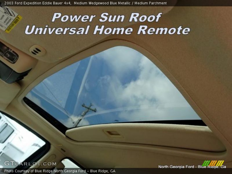 Medium Wedgewood Blue Metallic / Medium Parchment 2003 Ford Expedition Eddie Bauer 4x4