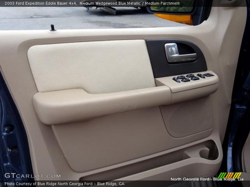 Medium Wedgewood Blue Metallic / Medium Parchment 2003 Ford Expedition Eddie Bauer 4x4