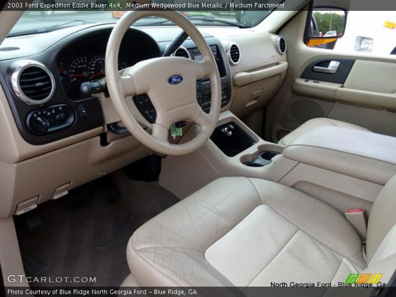 Medium Wedgewood Blue Metallic / Medium Parchment 2003 Ford Expedition Eddie Bauer 4x4