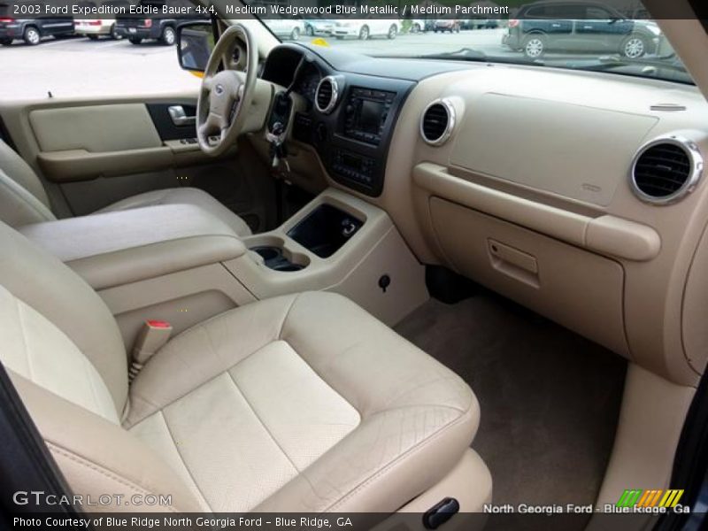 Medium Wedgewood Blue Metallic / Medium Parchment 2003 Ford Expedition Eddie Bauer 4x4