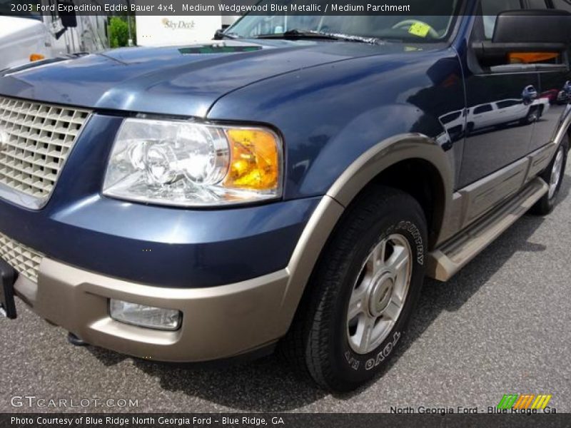 Medium Wedgewood Blue Metallic / Medium Parchment 2003 Ford Expedition Eddie Bauer 4x4