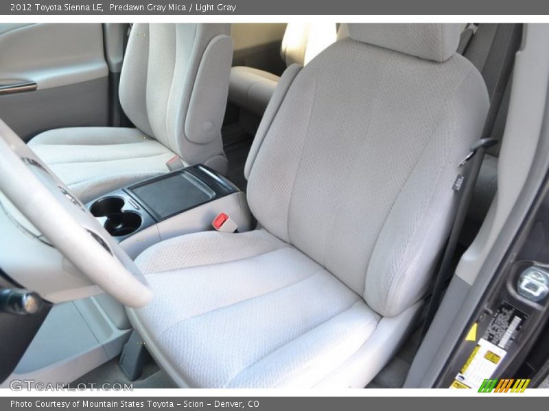 Predawn Gray Mica / Light Gray 2012 Toyota Sienna LE