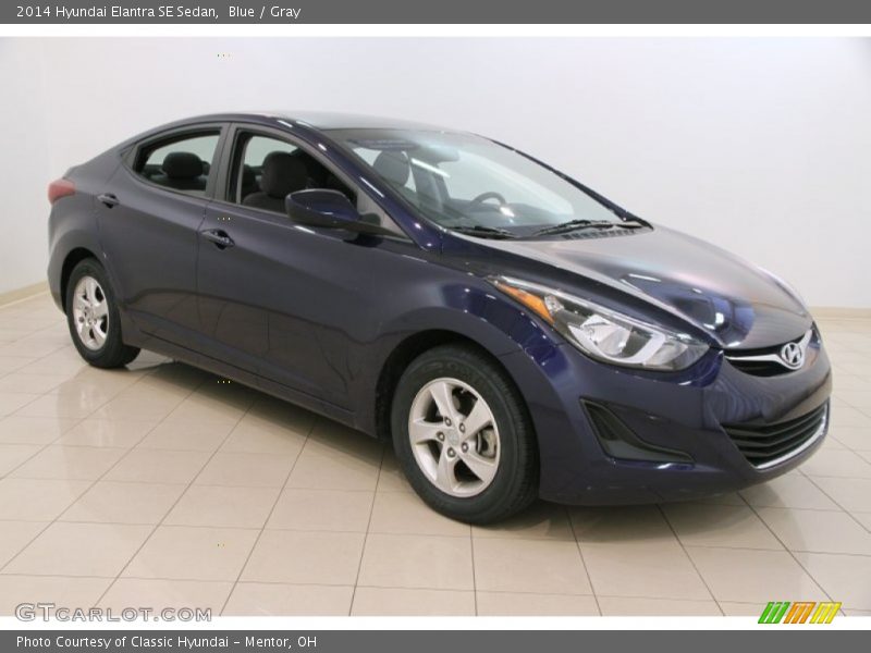 Blue / Gray 2014 Hyundai Elantra SE Sedan