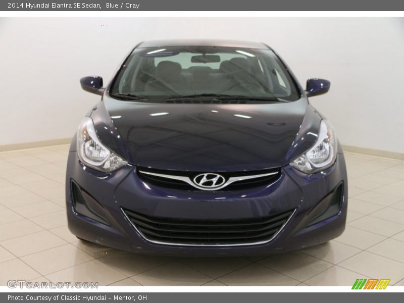 Blue / Gray 2014 Hyundai Elantra SE Sedan