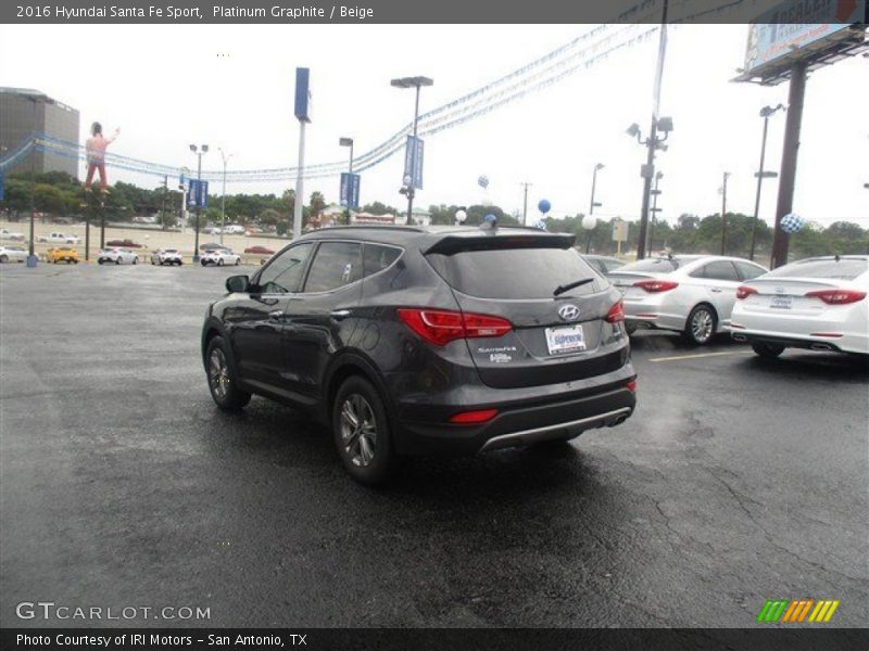 Platinum Graphite / Beige 2016 Hyundai Santa Fe Sport