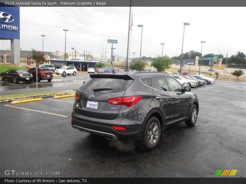 Platinum Graphite / Beige 2016 Hyundai Santa Fe Sport