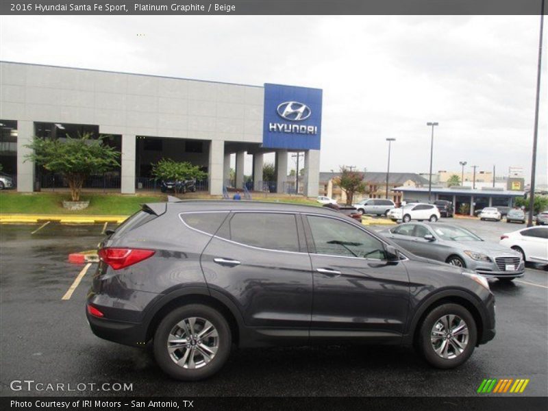Platinum Graphite / Beige 2016 Hyundai Santa Fe Sport