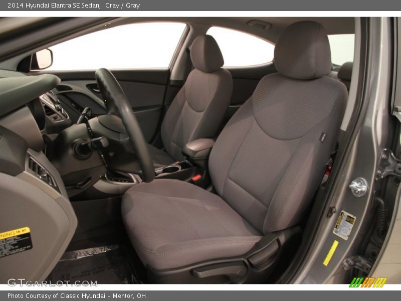 Gray / Gray 2014 Hyundai Elantra SE Sedan