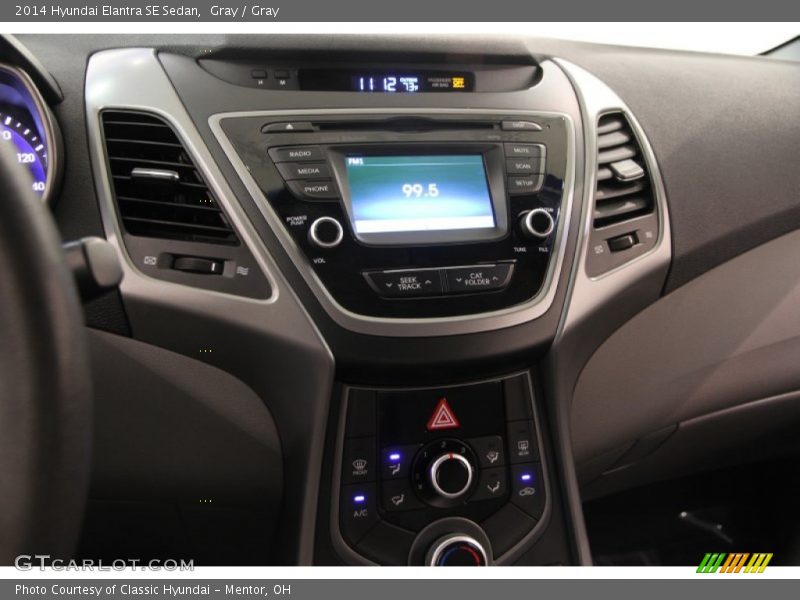 Gray / Gray 2014 Hyundai Elantra SE Sedan