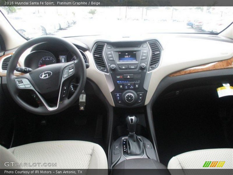 Platinum Graphite / Beige 2016 Hyundai Santa Fe Sport
