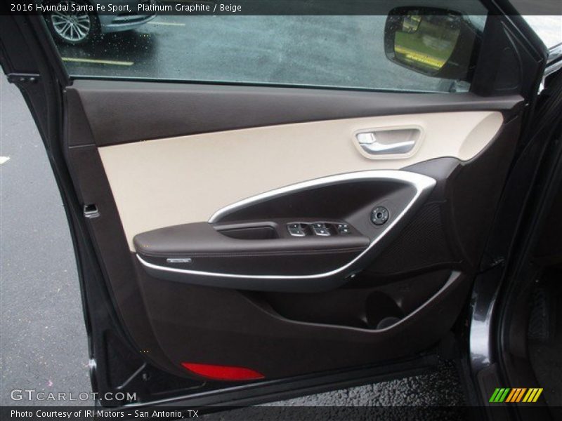 Platinum Graphite / Beige 2016 Hyundai Santa Fe Sport