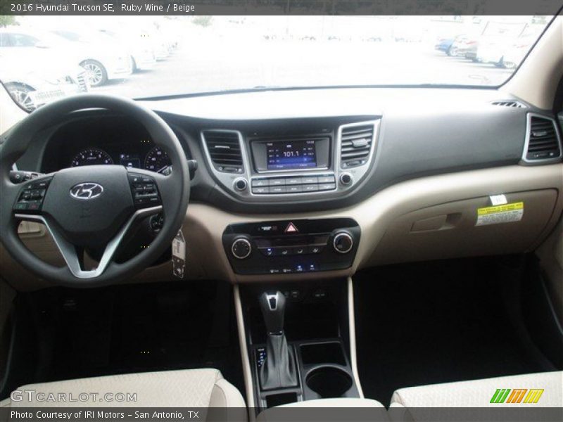 Ruby Wine / Beige 2016 Hyundai Tucson SE