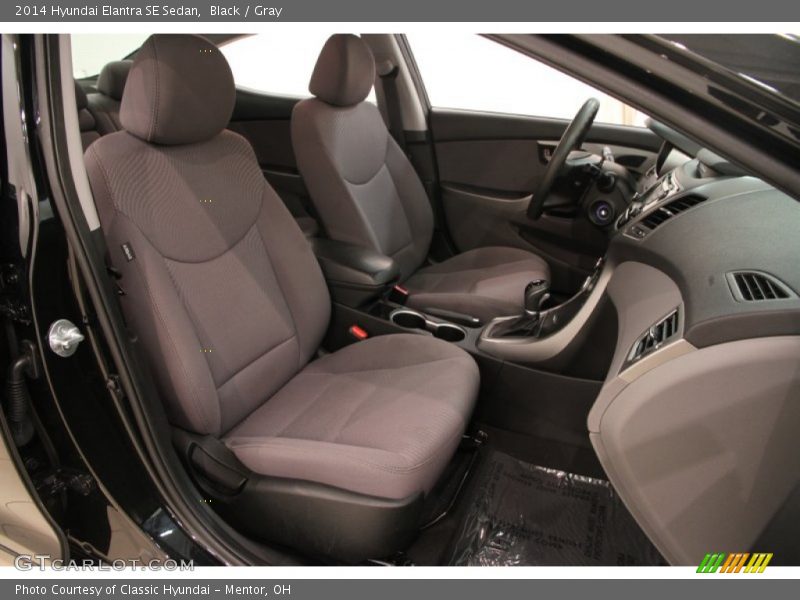 Black / Gray 2014 Hyundai Elantra SE Sedan