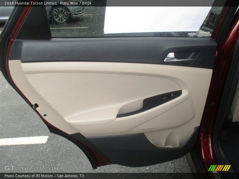 Ruby Wine / Beige 2016 Hyundai Tucson Limited