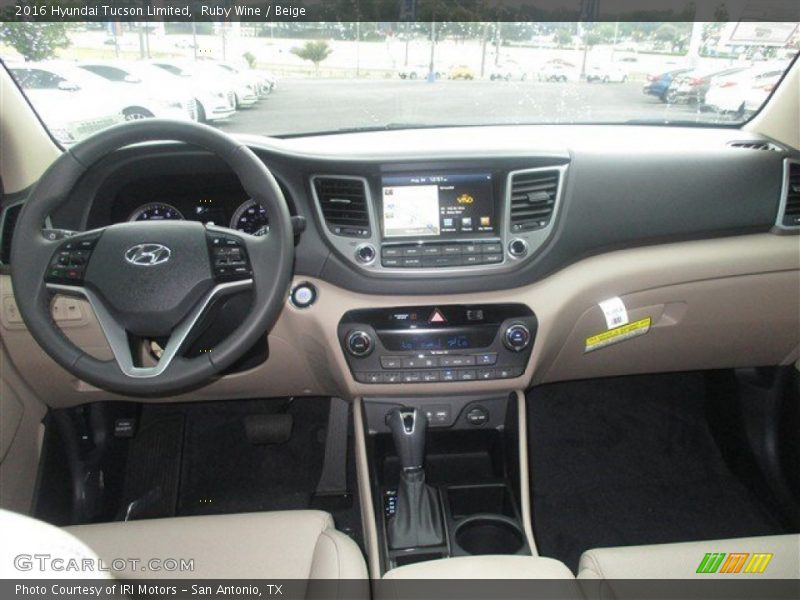 Ruby Wine / Beige 2016 Hyundai Tucson Limited