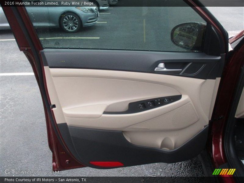 Ruby Wine / Beige 2016 Hyundai Tucson Limited
