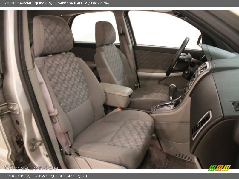 Front Seat of 2008 Equinox LS
