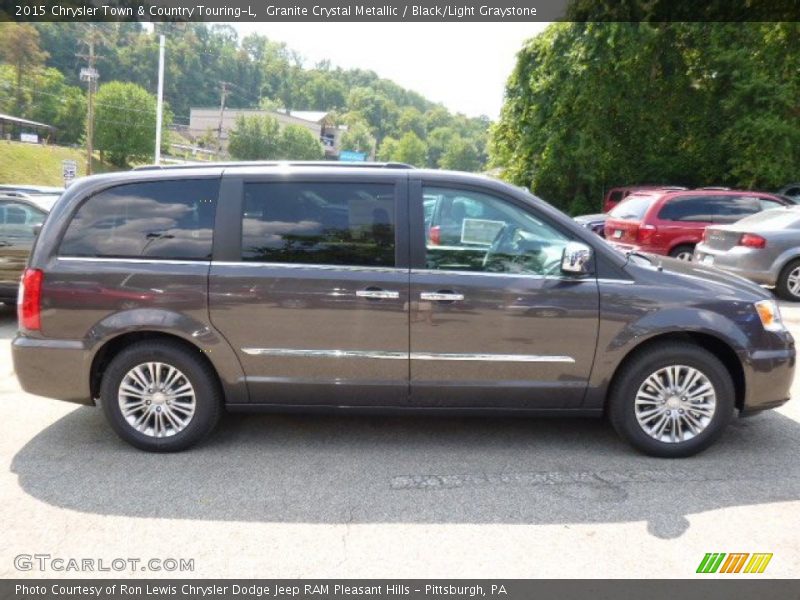 Granite Crystal Metallic / Black/Light Graystone 2015 Chrysler Town & Country Touring-L