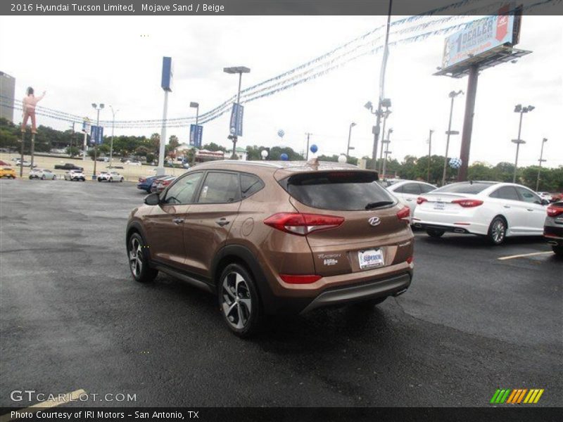 Mojave Sand / Beige 2016 Hyundai Tucson Limited