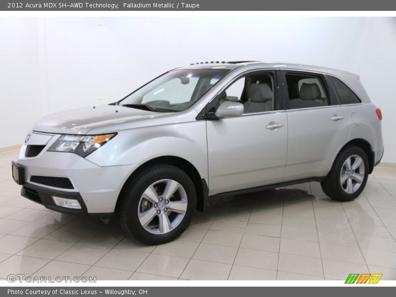 Palladium Metallic / Taupe 2012 Acura MDX SH-AWD Technology