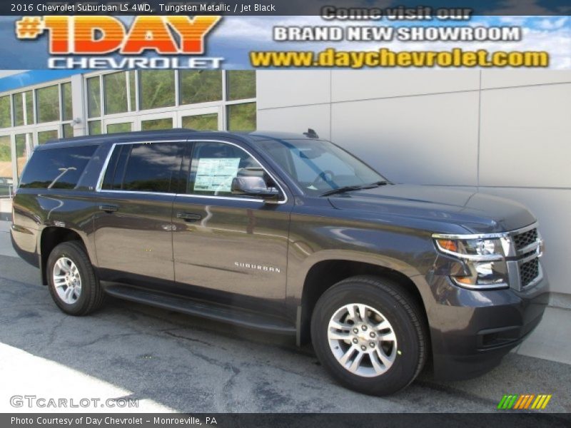Tungsten Metallic / Jet Black 2016 Chevrolet Suburban LS 4WD