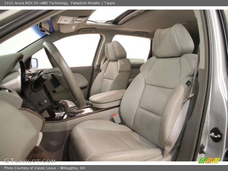 Palladium Metallic / Taupe 2012 Acura MDX SH-AWD Technology