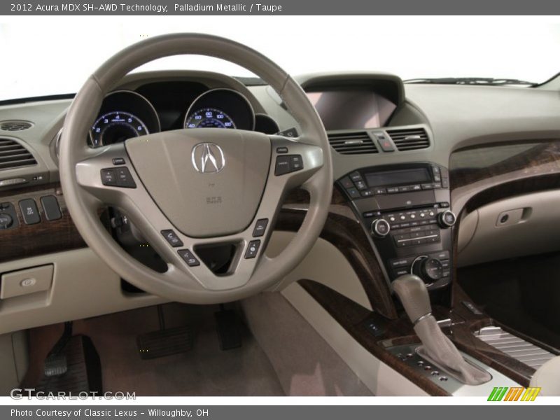 Palladium Metallic / Taupe 2012 Acura MDX SH-AWD Technology