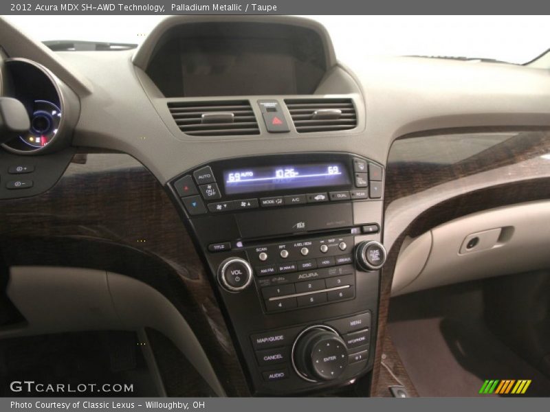 Palladium Metallic / Taupe 2012 Acura MDX SH-AWD Technology