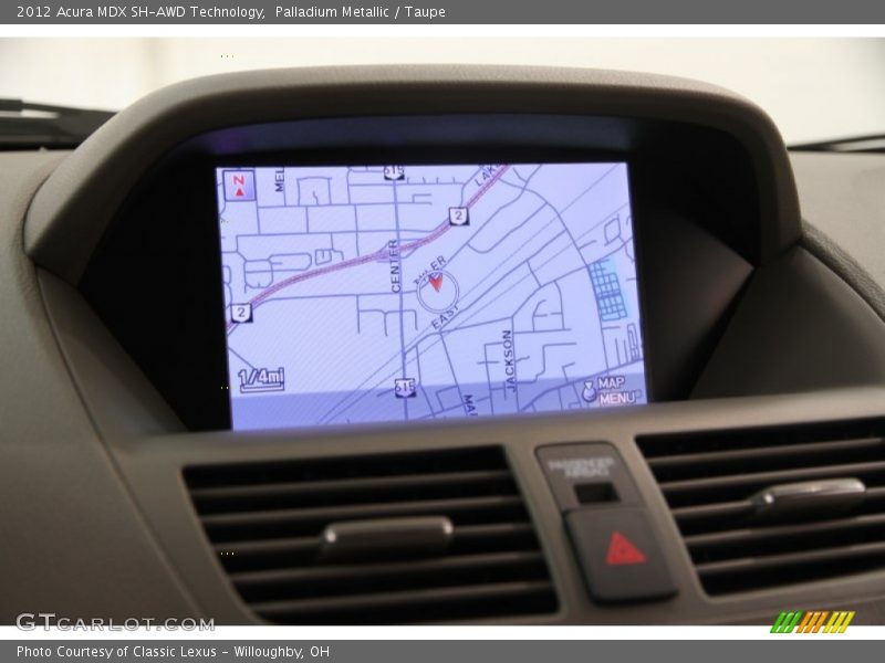 Palladium Metallic / Taupe 2012 Acura MDX SH-AWD Technology