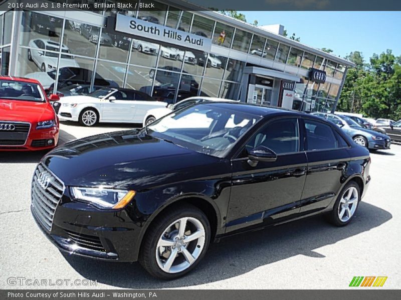 Brilliant Black / Black 2016 Audi A3 1.8 Premium