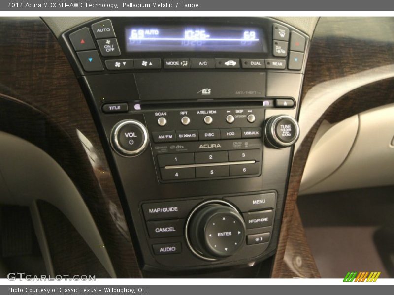 Palladium Metallic / Taupe 2012 Acura MDX SH-AWD Technology