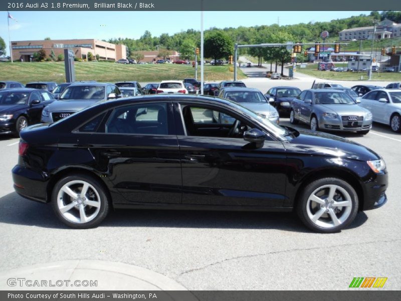 Brilliant Black / Black 2016 Audi A3 1.8 Premium