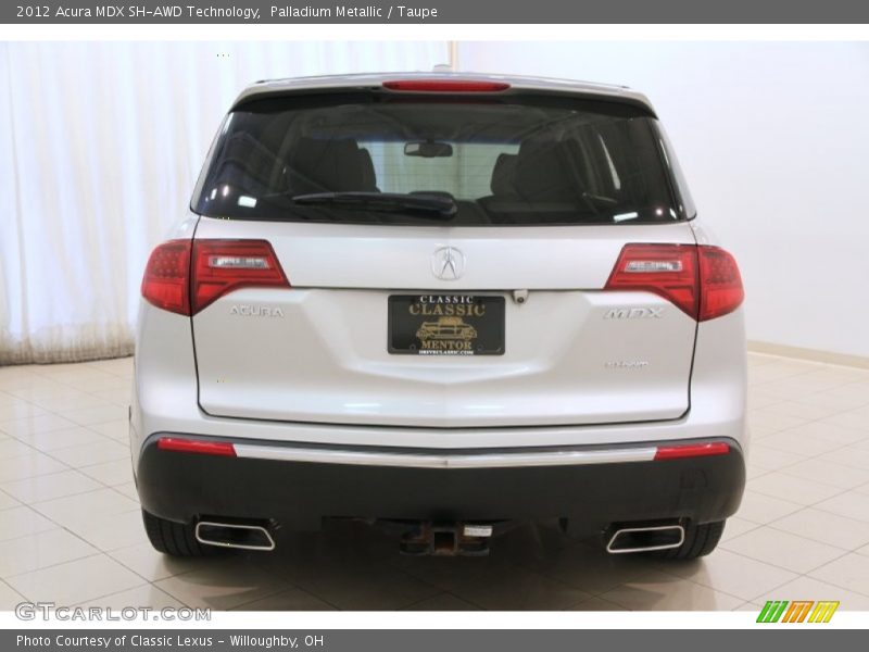 Palladium Metallic / Taupe 2012 Acura MDX SH-AWD Technology