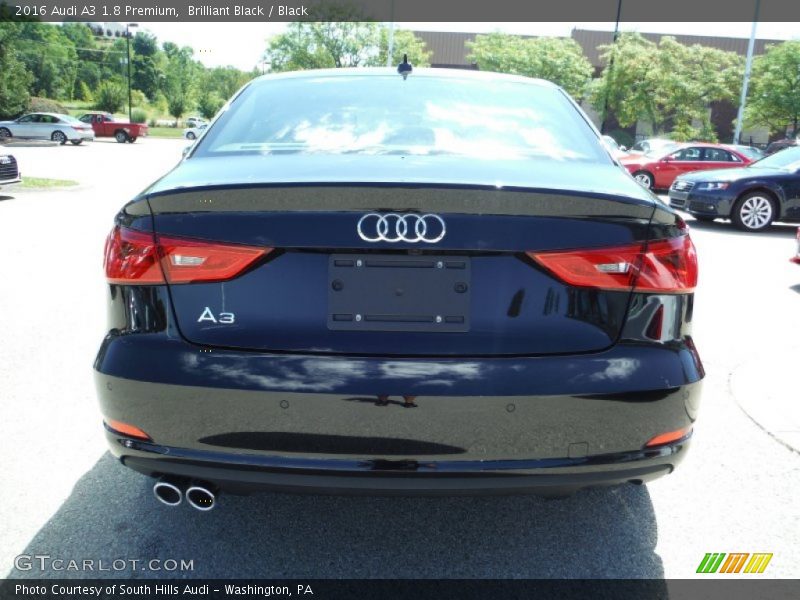 Brilliant Black / Black 2016 Audi A3 1.8 Premium