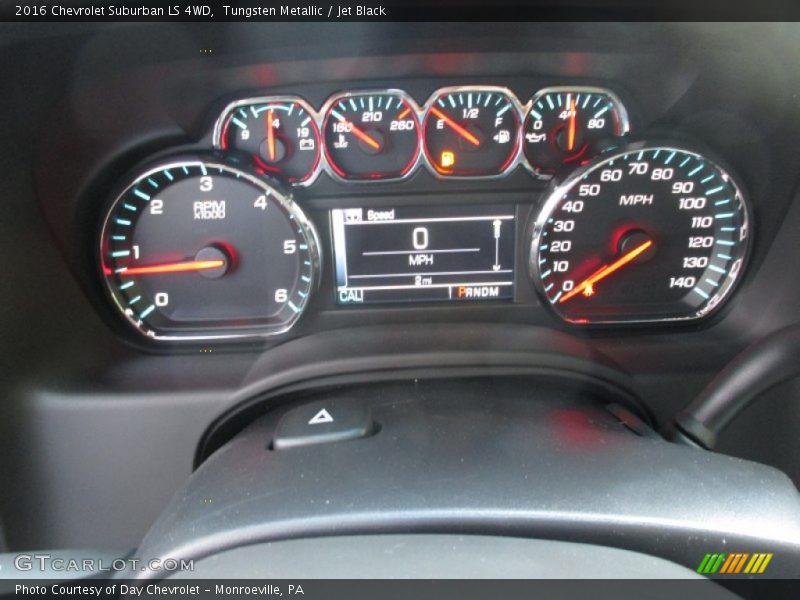 Tungsten Metallic / Jet Black 2016 Chevrolet Suburban LS 4WD